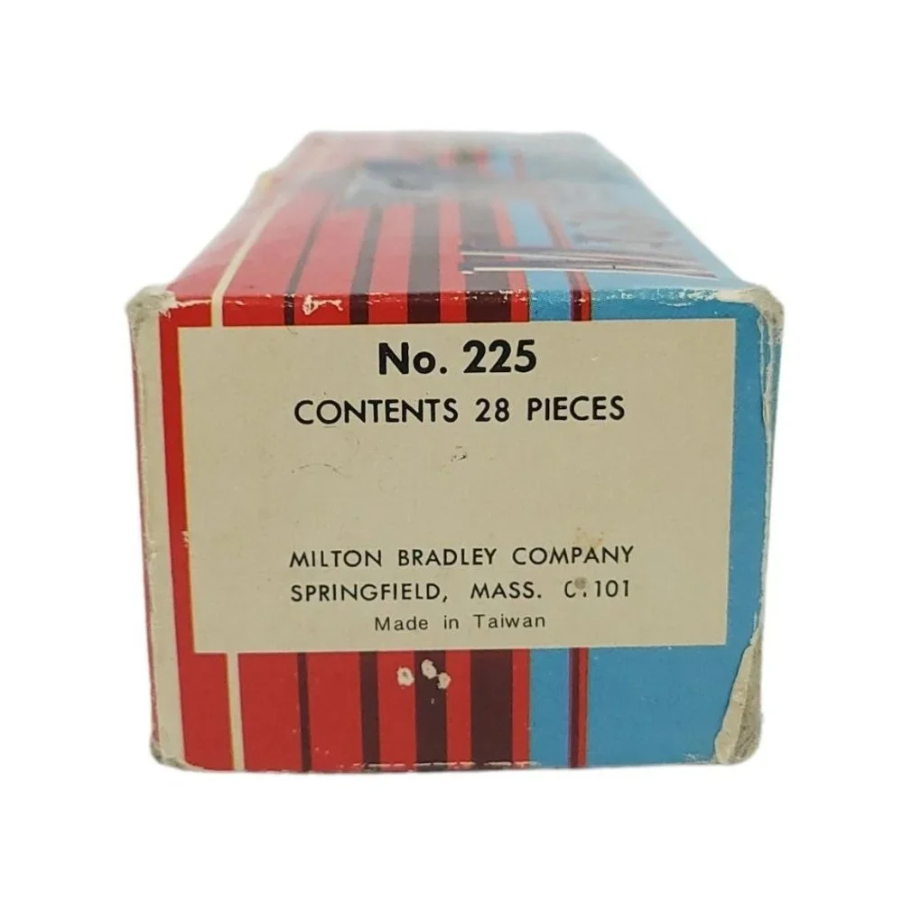 Vintage Milton Bradley Magna Dominoes 28 Pieces Double Six Set No. 225